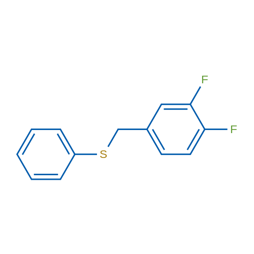 (3,4-Difluorobenzyl)(phenyl)sulfane 1g