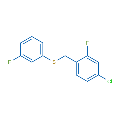 (4-Chloro-2-fluorobenzyl)(3-fluorophenyl)sulfane 1g