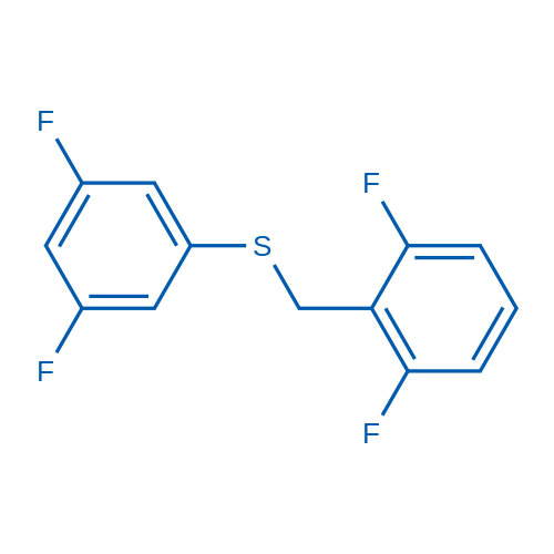 (2,6-Difluorobenzyl)(3,5-difluorophenyl)sulfane 1g