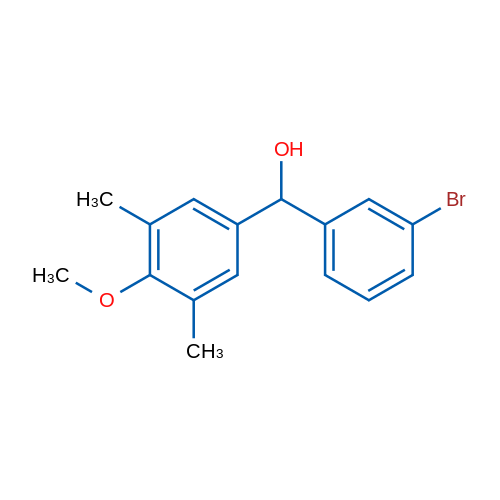 (3-Bromophenyl)(4-methoxy-3,5-dimethylphenyl)methanol 1g