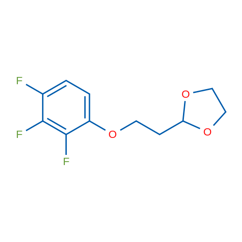 2-(2-(2,3,4-Trifluorophenoxy)ethyl)-1,3-dioxolane 1g