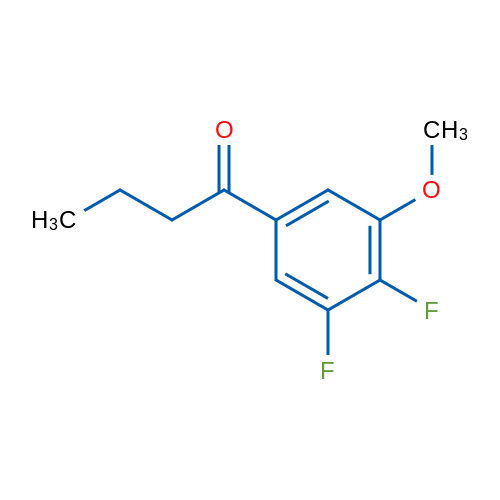 1-(3,4-Difluoro-5-methoxyphenyl)butan-1-one 1g