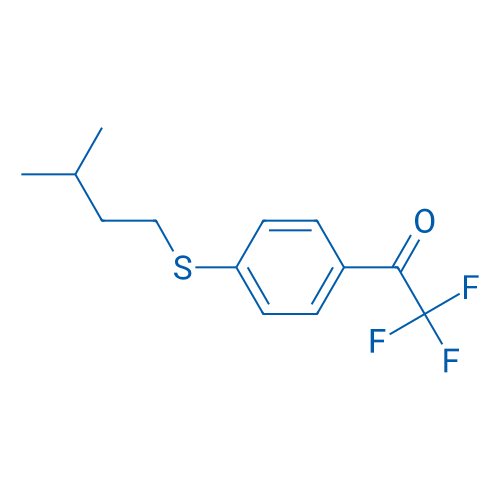 2,2,2-Trifluoro-1-(4-(isopentylthio)phenyl)ethanone 1g