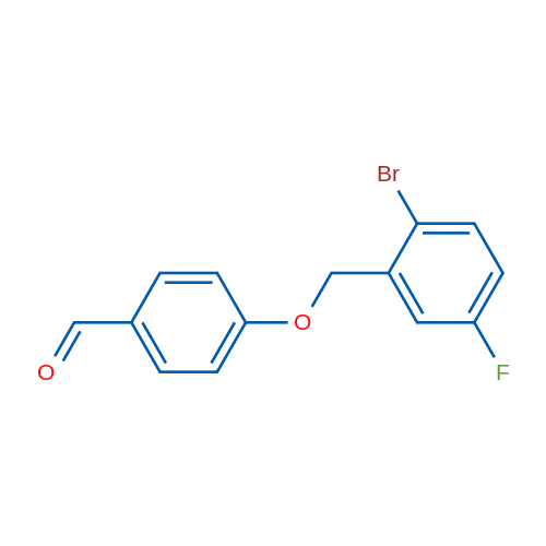 4-((2-Bromo-5-fluorobenzyl)oxy)benzaldehyde 1g
