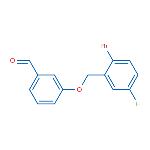 3-((2-Bromo-5-fluorobenzyl)oxy)benzaldehyde 1g