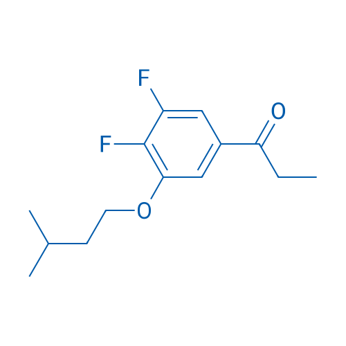 1-(3,4-Difluoro-5-(isopentyloxy)phenyl)propan-1-one 1g