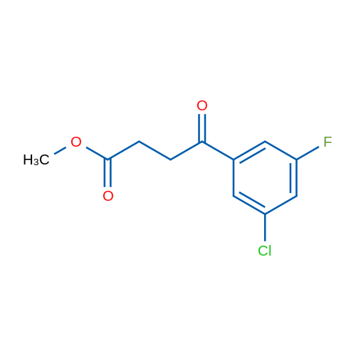 Methyl 4-(3-chloro-5-fluorophenyl)-4-oxobutanoate 1g