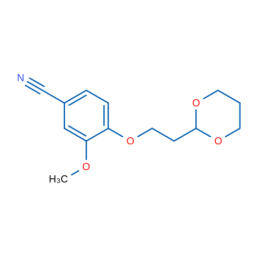 4-(2-(1,3-Dioxan-2-yl)ethoxy)-3-methoxybenzonitrile 1g