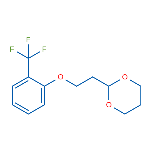 2-(2-(2-(Trifluoromethyl)phenoxy)ethyl)-1,3-dioxane 1g