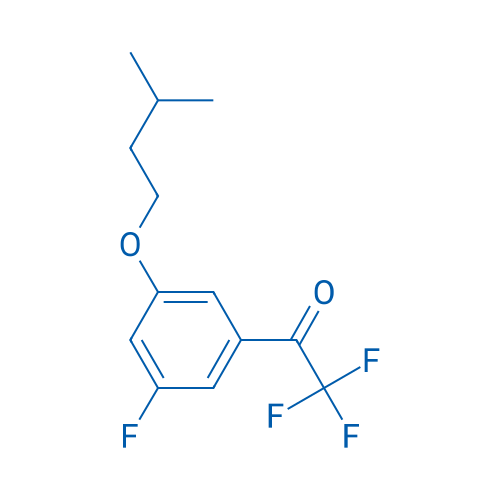 2,2,2-Trifluoro-1-(3-fluoro-5-(isopentyloxy)phenyl)ethanone 1g