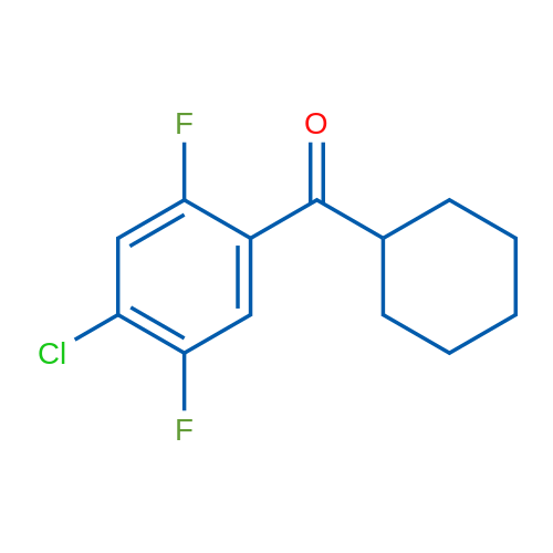 (4-Chloro-2,5-difluorophenyl)(cyclohexyl)methanone 1g