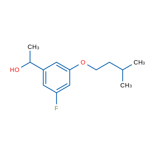 1-(3-Fluoro-5-(isopentyloxy)phenyl)ethanol 1g