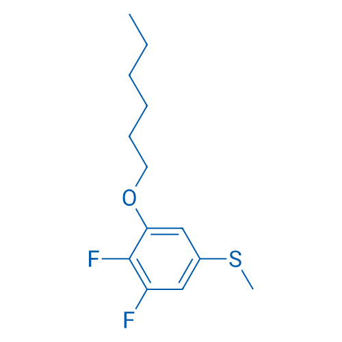 (3,4-Difluoro-5-(hexyloxy)phenyl)(methyl)sulfane 1g