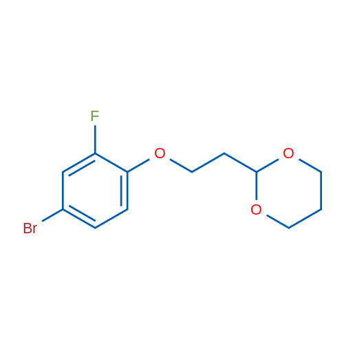 2-(2-(4-Bromo-2-fluorophenoxy)ethyl)-1,3-dioxane 1g