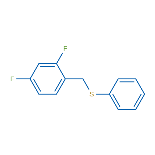 (2,4-Difluorobenzyl)(phenyl)sulfane 1g