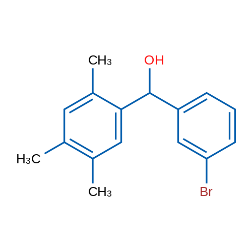 (3-Bromophenyl)(2,4,5-trimethylphenyl)methanol 1g