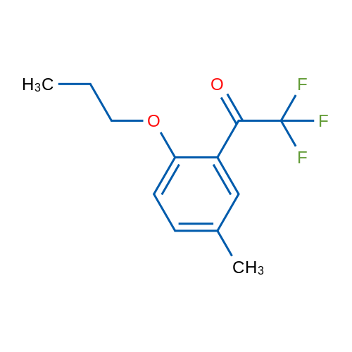 2,2,2-Trifluoro-1-(5-methyl-2-propoxyphenyl)ethanone 1g