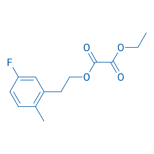 Ethyl 5-fluoro-2-methylphenethyl oxalate 1g