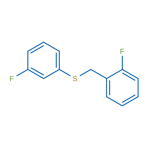 (2-Fluorobenzyl)(3-fluorophenyl)sulfane 1g