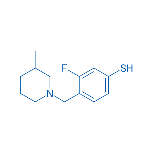 3-Fluoro-4-((3-methylpiperidin-1-yl)methyl)benzenethiol 1g