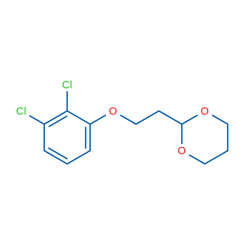 2-(2-(2,3-Dichlorophenoxy)ethyl)-1,3-dioxane 1g