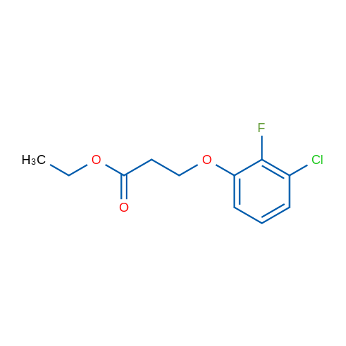 Ethyl 3-(3-chloro-2-fluorophenoxy)propanoate 1g