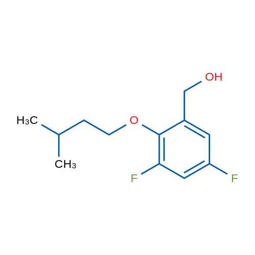 (3,5-Difluoro-2-(isopentyloxy)phenyl)methanol 1g