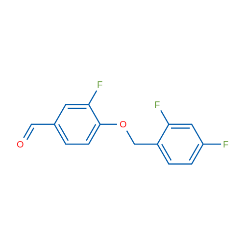 4-((2,4-Difluorobenzyl)oxy)-3-fluorobenzaldehyde 1g