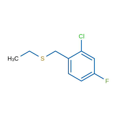 (2-Chloro-4-fluorobenzyl)(ethyl)sulfane 10g