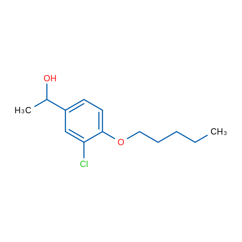 1-(3-Chloro-4-(pentyloxy)phenyl)ethanol 1g