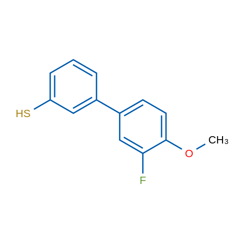 3'-Fluoro-4'-methoxy-[1,1'-biphenyl]-3-thiol 1g