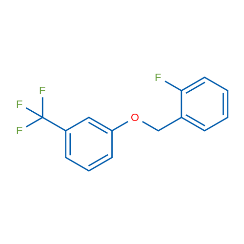 1-Fluoro-2-((3-(trifluoromethyl)phenoxy)methyl)benzene 1g