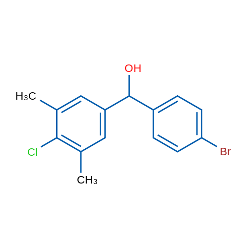 (4-Bromophenyl)(4-chloro-3,5-dimethylphenyl)methanol 1g
