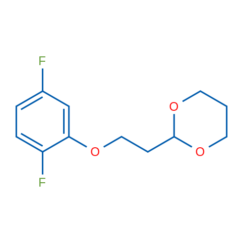 2-(2-(2,5-Difluorophenoxy)ethyl)-1,3-dioxane 1g