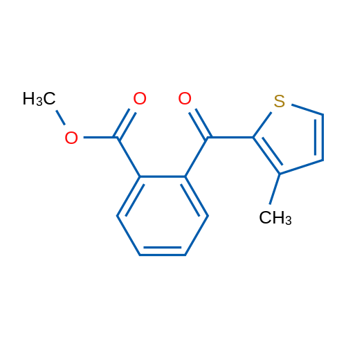 Methyl 2-(3-methylthiophene-2-carbonyl)benzoate 1g