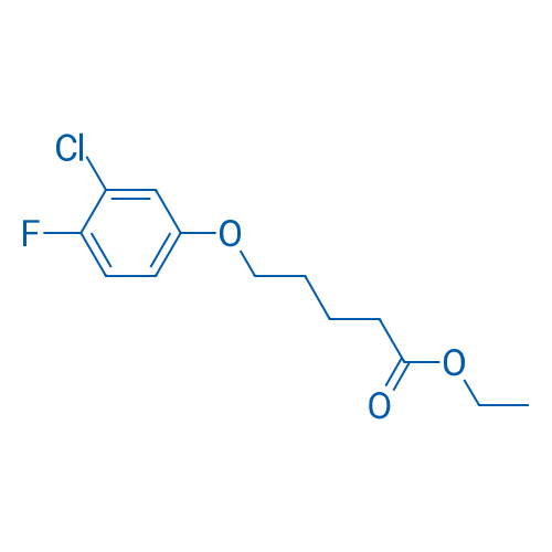 Ethyl 5-(3-chloro-4-fluorophenoxy)pentanoate 1g