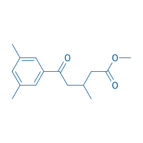 Methyl 5-(3,5-dimethylphenyl)-3-methyl-5-oxopentanoate 1g