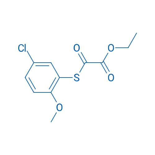Ethyl 2-((5-chloro-2-methoxyphenyl)thio)-2-oxoacetate 1g