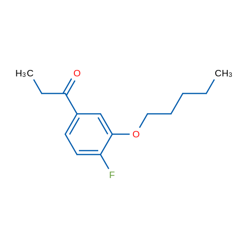 1-(4-Fluoro-3-(pentyloxy)phenyl)propan-1-one 1g