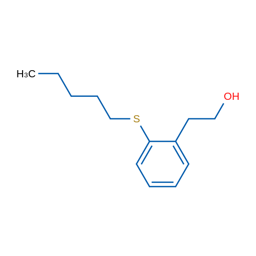 2-(2-(Pentylthio)phenyl)ethanol 5g
