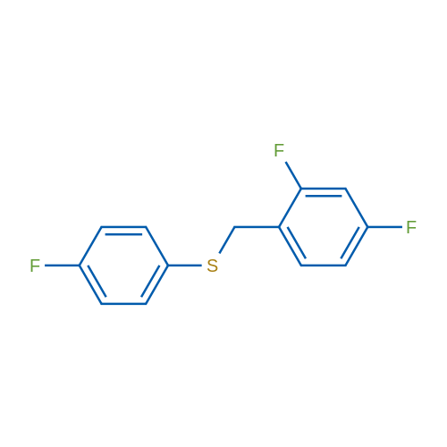 (2,4-Difluorobenzyl)(4-fluorophenyl)sulfane 1g