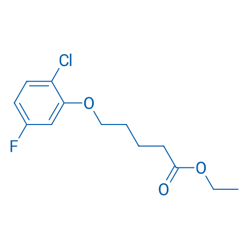 Ethyl 5-(2-chloro-5-fluorophenoxy)pentanoate 1g