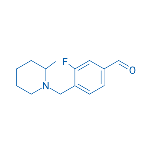 3-Fluoro-4-((2-methylpiperidin-1-yl)methyl)benzaldehyde 1g