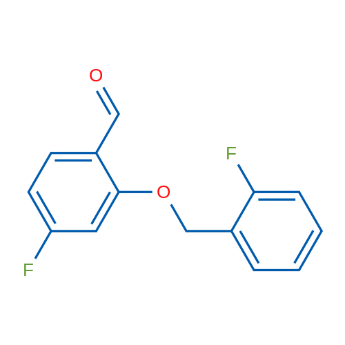 4-Fluoro-2-((2-fluorobenzyl)oxy)benzaldehyde 1g