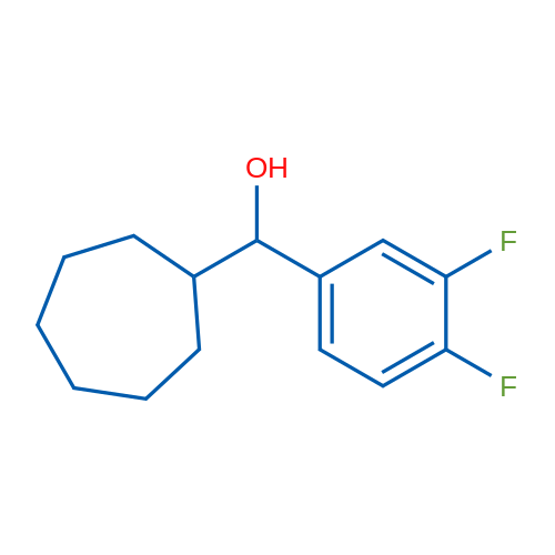 Cycloheptyl(3,4-difluorophenyl)methanol 1g