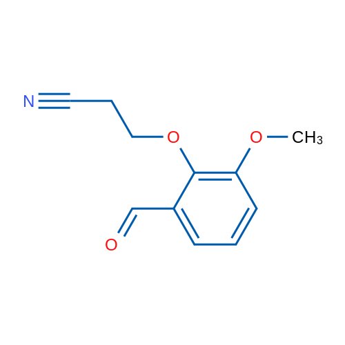 3-(2-Formyl-6-methoxyphenoxy)propanenitrile 10g