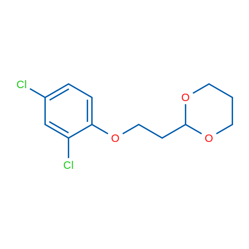 2-(2-(2,4-Dichlorophenoxy)ethyl)-1,3-dioxane 1g