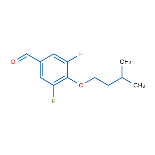 3,5-Difluoro-4-(isopentyloxy)benzaldehyde 1g