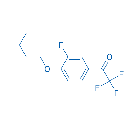 2,2,2-Trifluoro-1-(3-fluoro-4-(isopentyloxy)phenyl)ethanone 1g