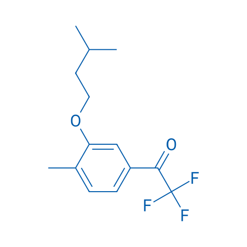 2,2,2-Trifluoro-1-(3-(isopentyloxy)-4-methylphenyl)ethanone 1g